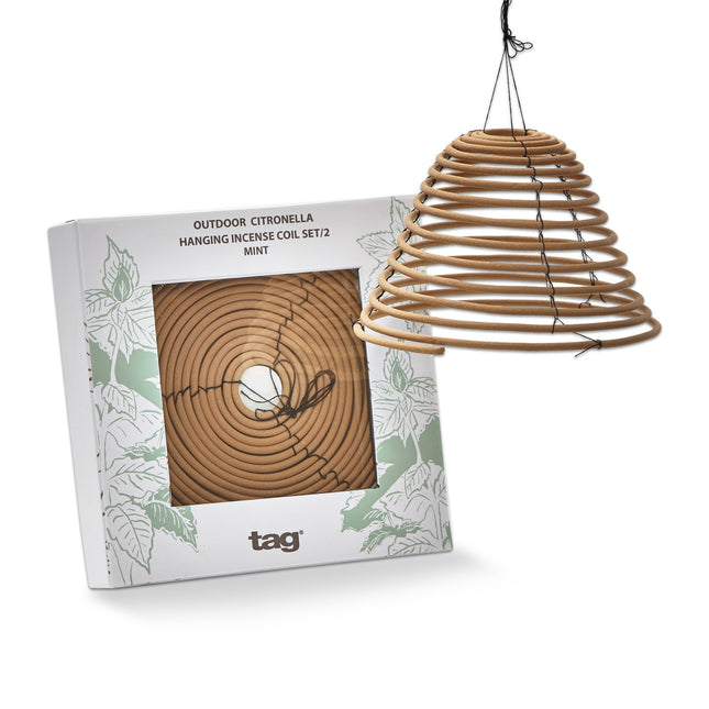 Outdoor Citronella Incense Coil, Set of 2