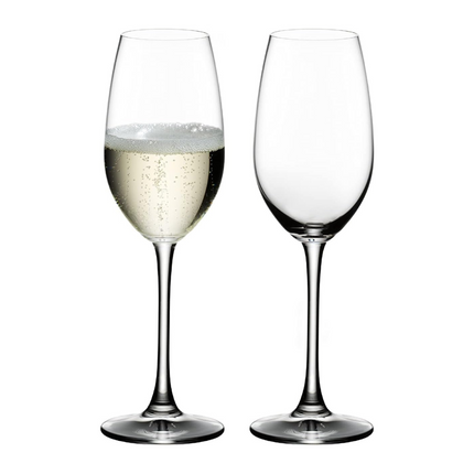 RIEDEL CRYSTAL Champagne Flutes, S/2