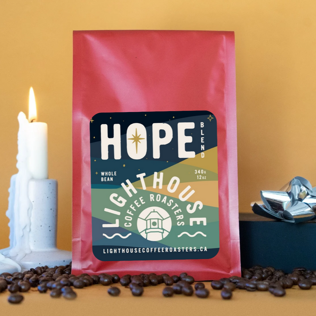 LIGHTHOUSE COFFEE Hope Blend Dark Roast, 340g