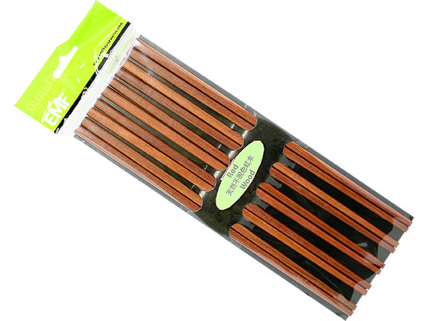 Wooden Chopsticks, Pack of 5 Pairs