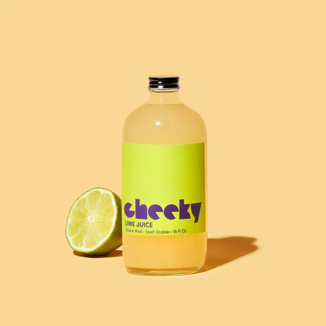 CHEEKY COCKTAILS Lime Juice, 16oz.