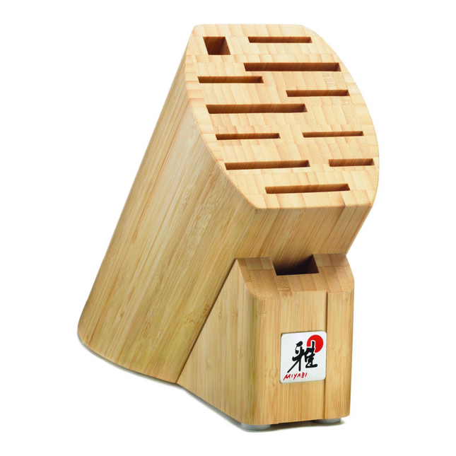 MIYABI Light Bamboo 11-Slot Knife Block