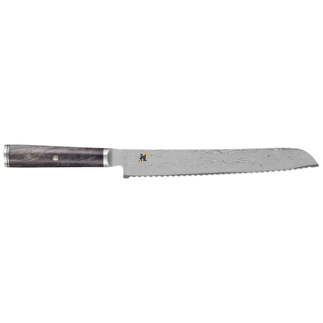 MIYABI 9.5" Bread Knife, Black Ash