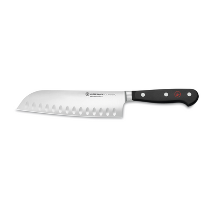 WUSTHOF Classic Black Collection, 7" Santoku