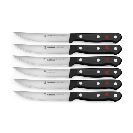 WUSTHOF Gourmet Steak Knives, Collection of 6