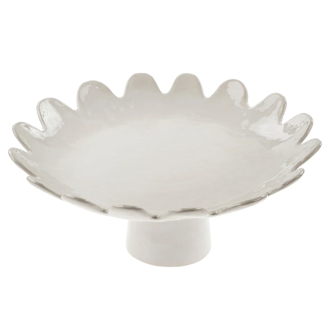 Scalloped Cake Plate/Stand