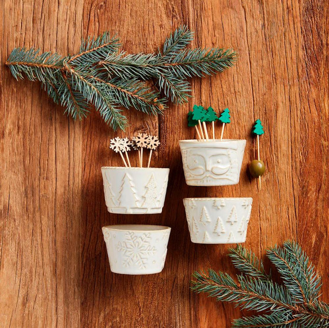 Embossed Seasonal Tidbit Bowl