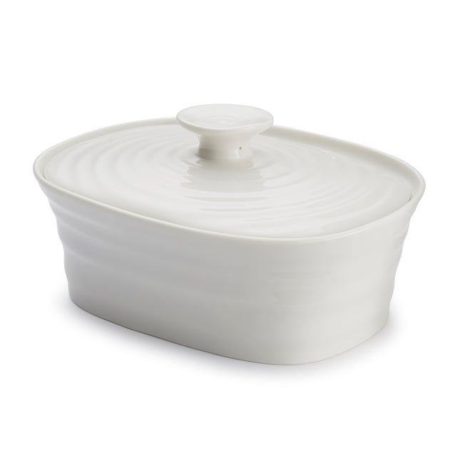 SOPHIE CONRAN Covered Butter Dish, White