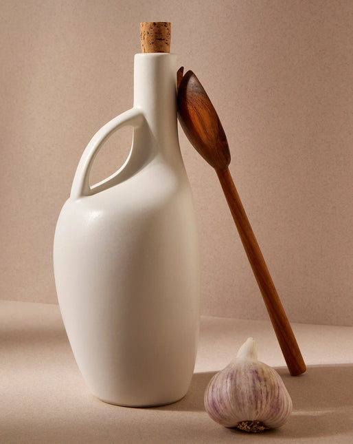 Stoneware Olive Oil Bottle