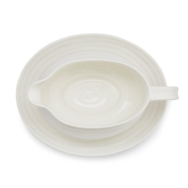 SOPHIE CONRAN Gravy Boat with Stand, White