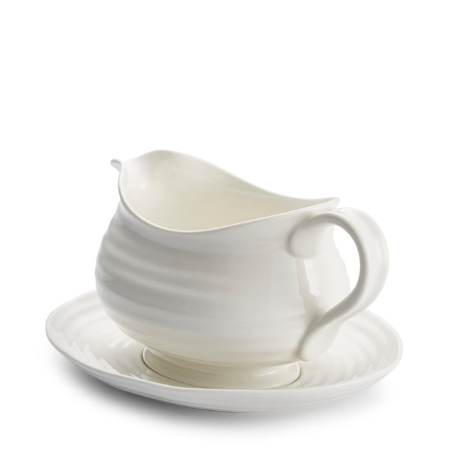 SOPHIE CONRAN Gravy Boat with Stand, White