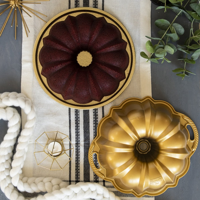 NORDIC WARE Anniversary Bundt Pan (Gold)