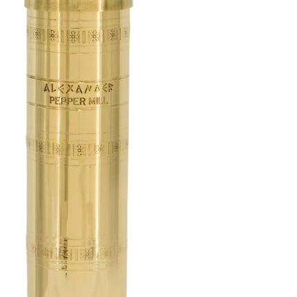 ALEXANDER Brass Pepper Mill, 9"