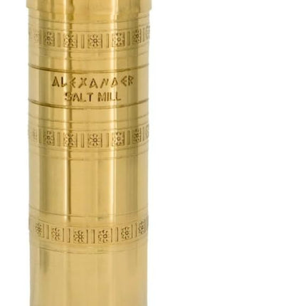 ALEXANDER Brass Salt Mill, 8"