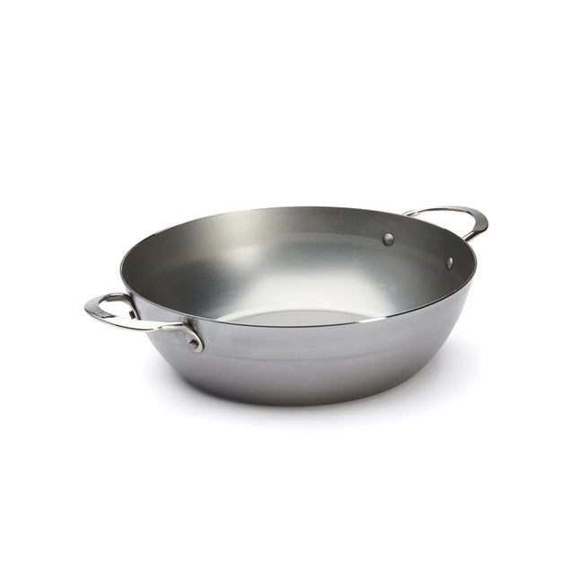 DE BUYER Mineral Country Skillet, Deep Two-Handled