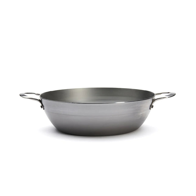 DE BUYER Mineral Country Skillet, Deep Two-Handled