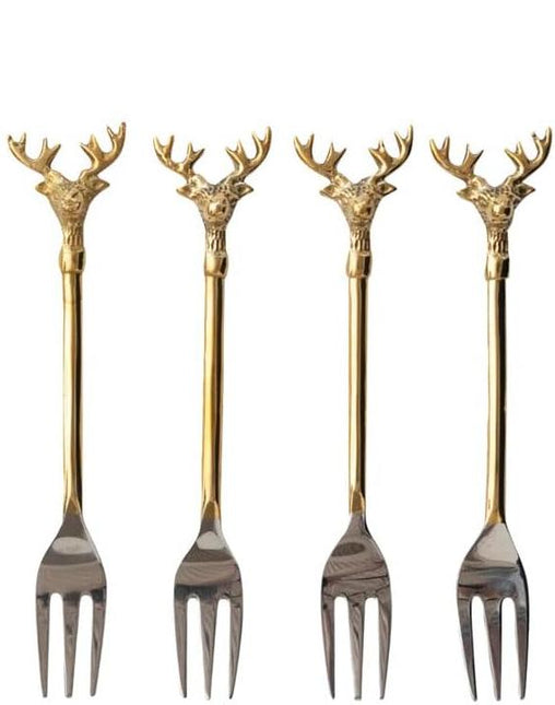 Reindeer Appetizer Fork, Individual