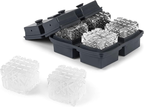 PEAK ICE WORKS Charcoal Crystal Cocktail Ice Tray