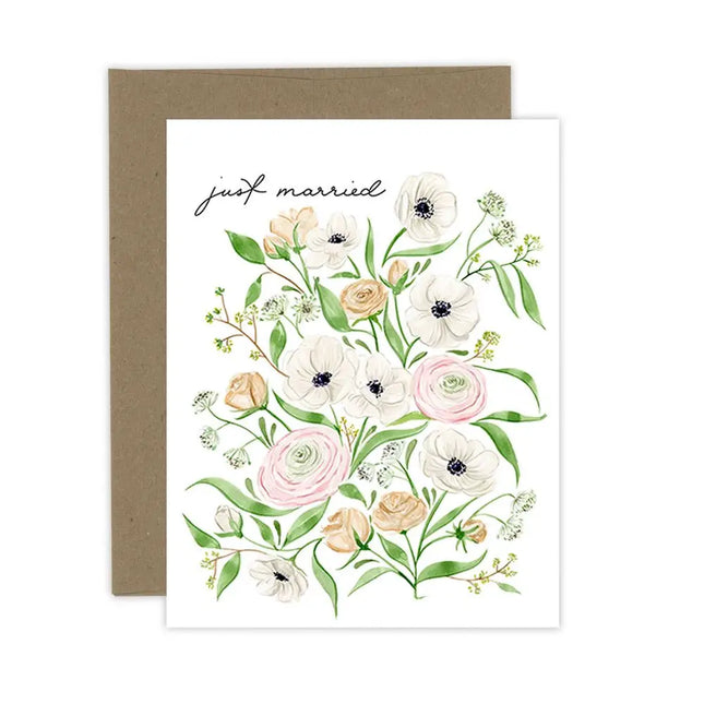 ALMEIDA ILLUSTRATIONS Just Married Flowers