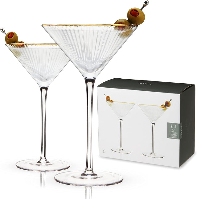 Meridian Martini Glasses, Set of 2