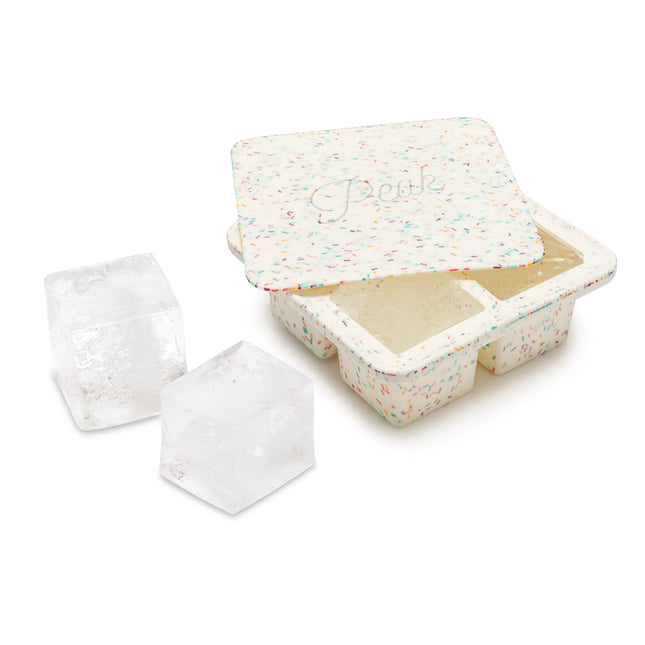 PEAK ICE WORKS White Speckle Extra Large Ice Tray