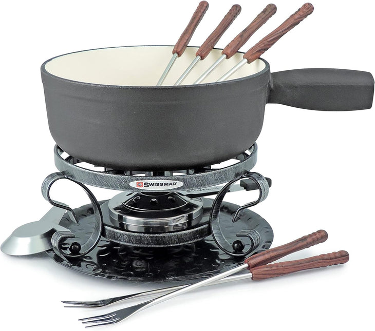 SWISSMAR Lugano Fondue Set, 9 piece