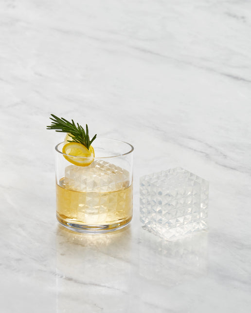 PEAK ICE WORKS Charcoal Crystal Cocktail Ice Tray