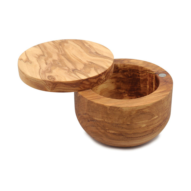 SIENA Olive Wood Salt Keeper