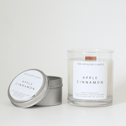 THE 6TH SCENT CANDLE Apple & Cinnamon Soy Candle