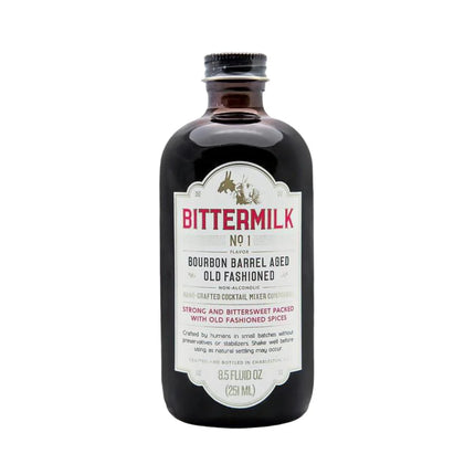 BITTERMILK Cocktail Mix, Bourbon Barrel Aged Old Fashioned