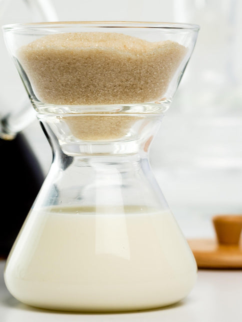 CHEMEX Glass Cream and Sugar Set