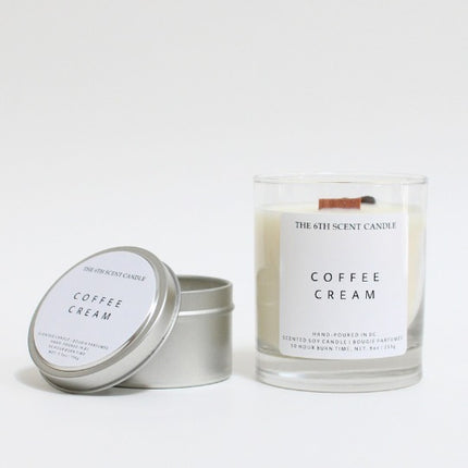 THE 6TH SCENT CANDLE Coffee Cream Soy Candle