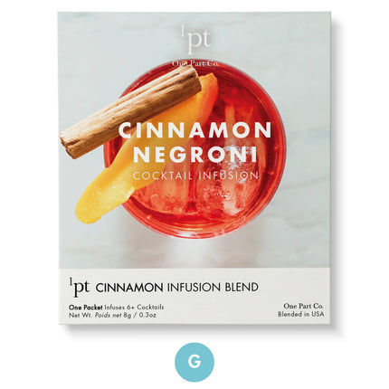 1 PT Cocktail Infusions, Cinnamon Negroni