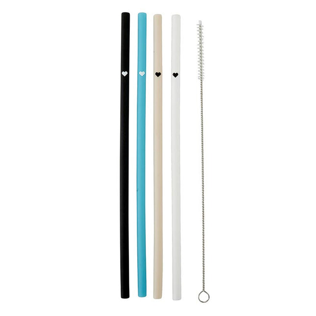 Silicone Straw Set