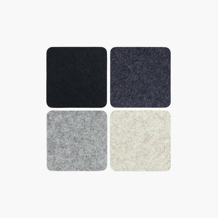 GRAF LANTZ Merino Wool Square Coasters, S/4