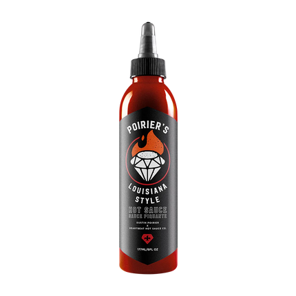 HEARTBEAT Poirier's Louisiana Style Hot Sauce, 6oz.