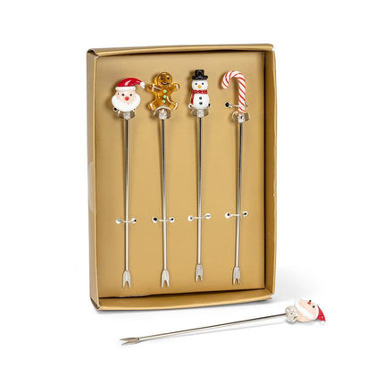 Holiday Icon Cocktail Picks, Set of 4