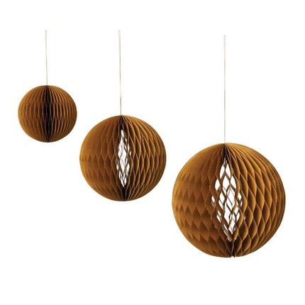 Honeycomb Hanging Decor, Brown