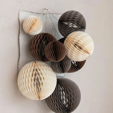 Honeycomb Hanging Decor, Brown