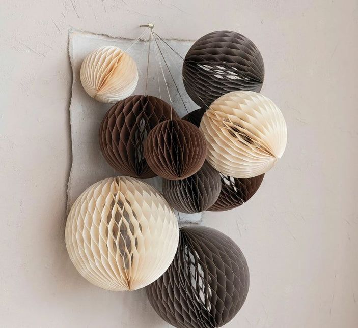 Honeycomb Hanging Decor, Brown