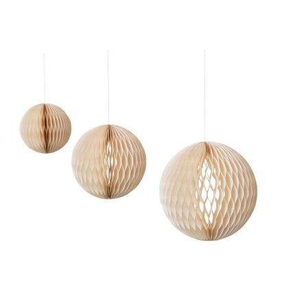 Honeycomb Hanging Decor, Cream