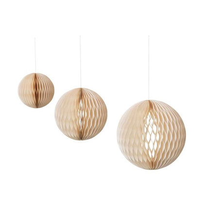 Honeycomb Hanging Decor, Cream