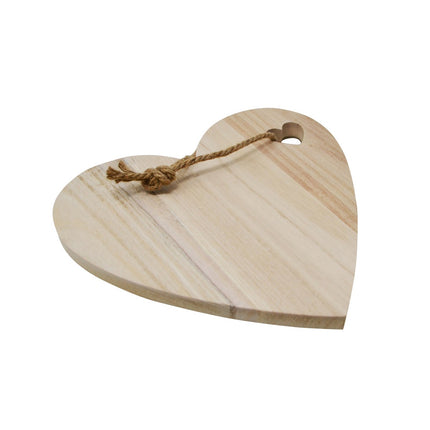 Wooden Heart Charcuterie Board