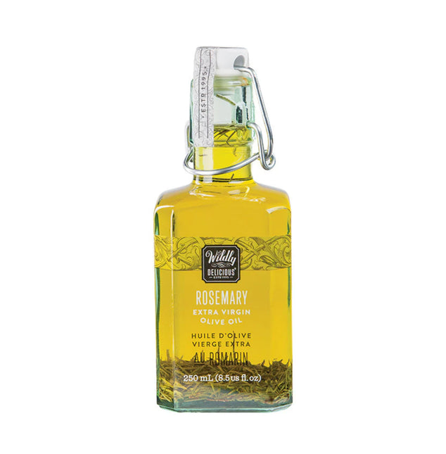 WILDLY DELICIOUS Rosemary Infused Extra Virgin Olive Oil, 250ml