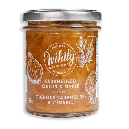 WILDLY DELICIOUS Carmelized Onion & Maple Confit, 200g.