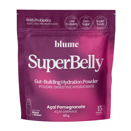 BLUME Gut-Building Hydration Powder, Acai Pomegranate