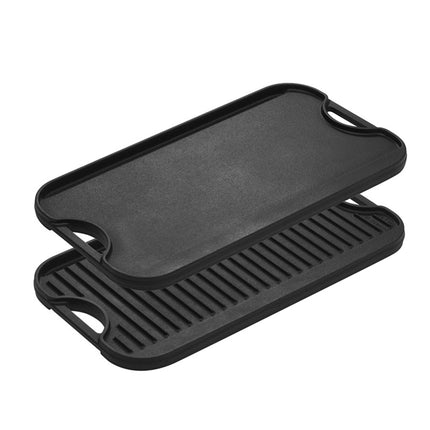 LODGE Reversible Griddle, Cast Iron, 20" x 10.5"