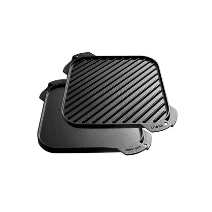 LODGE Reversible 10.5" Square Cast Iron Griddle