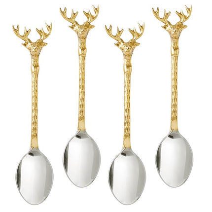 Stag Appetizer Spoons, Individual