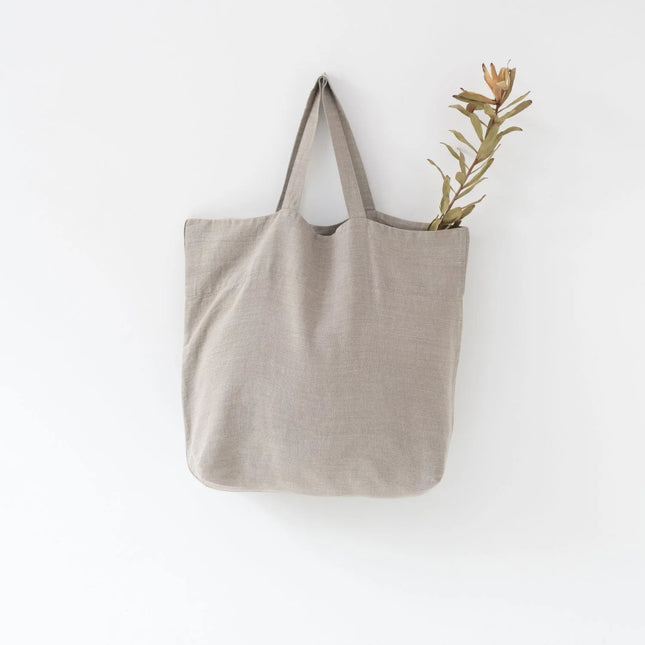 100% Linen Tote Bag